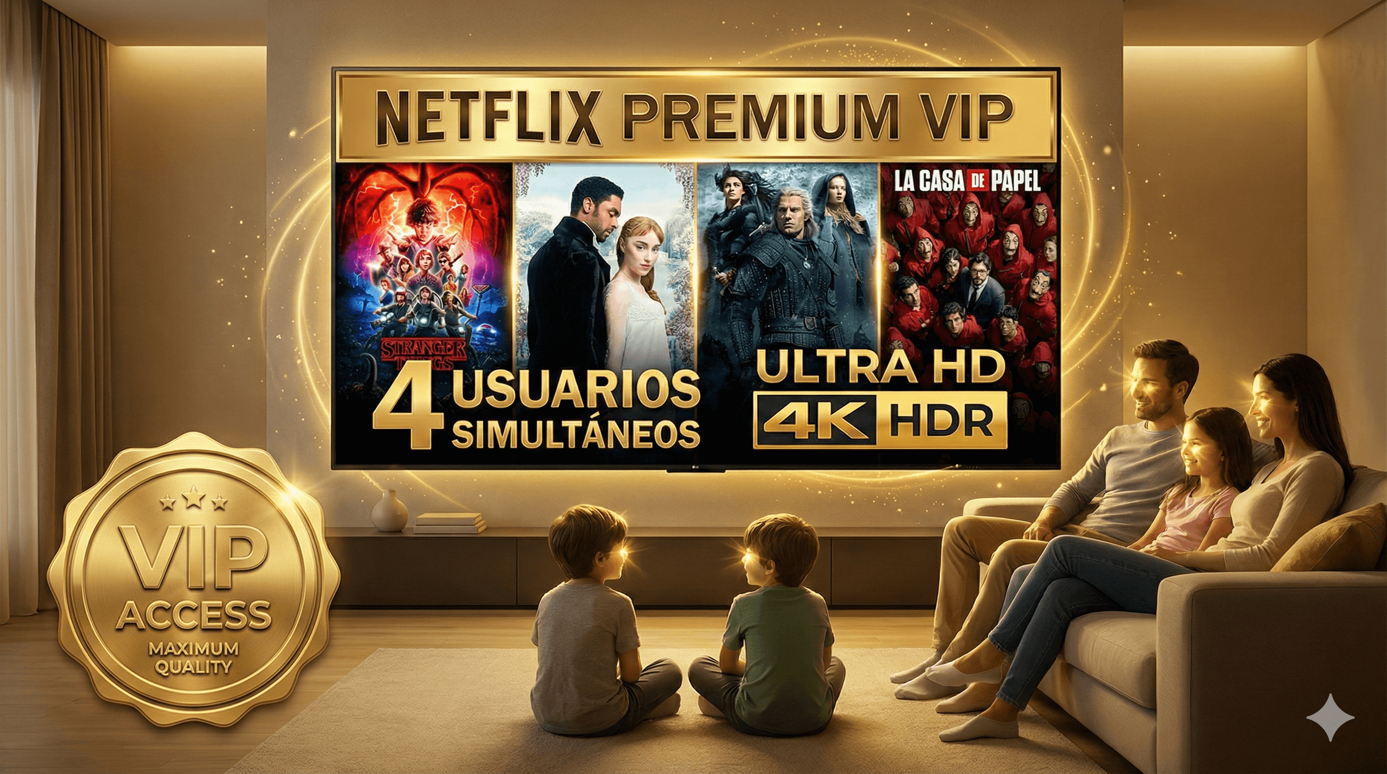 NETFLIX - PREMIUM VIP
